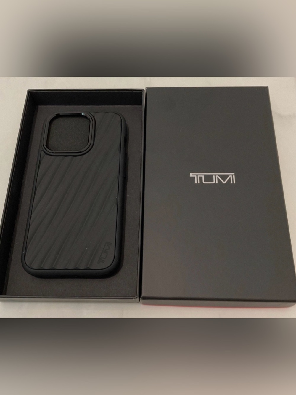 NIB Tumi 19 Degree POLYCARBONATE Apple iPhone 15 Pro Phone Case - BLACK